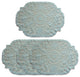 Medallion 14" x 20" Placemats (Set of 4), Blue Haze