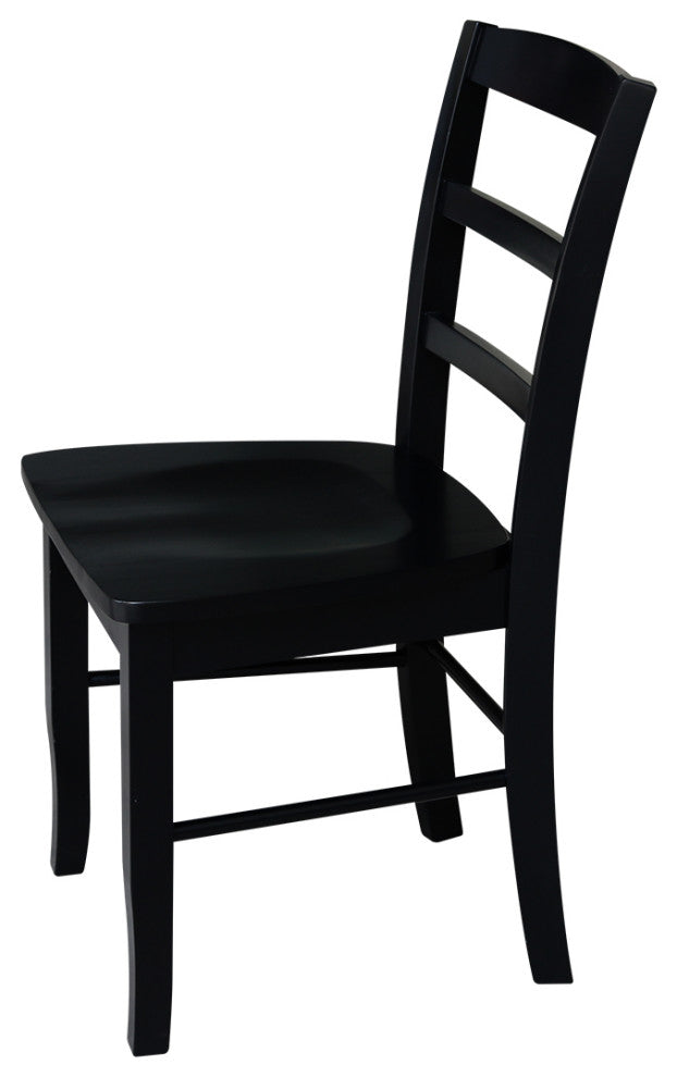 Set of Two Madrid Chairs, Black