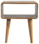 Curved Open Nightstand