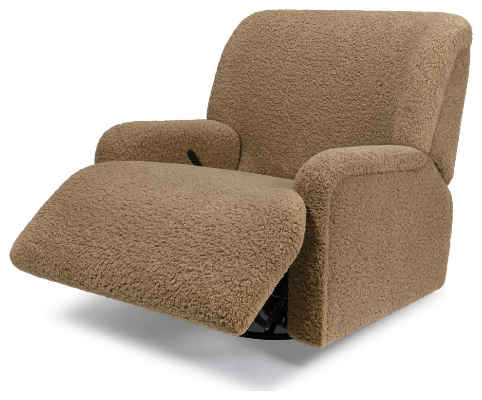 Winslow Extra Wide Recliner and Swivel Glider, Cortado Shearling