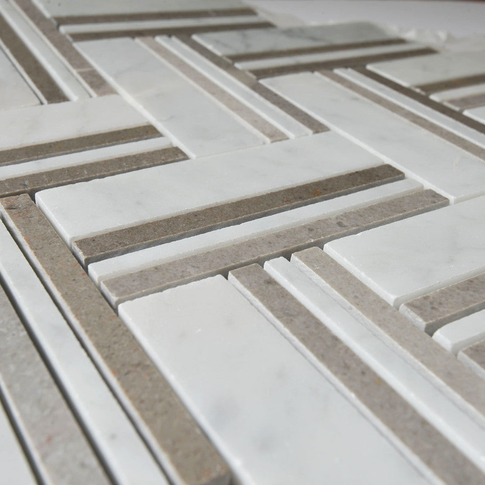 Quilt Collection, Martis, Mixed Big Herringbone, Polished, Sample
