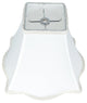 Scalloped Box Lamp Shade, 4x10x8", Off White