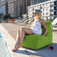 Ponce Outdoor Patio Bean Bag Lounger, Lime