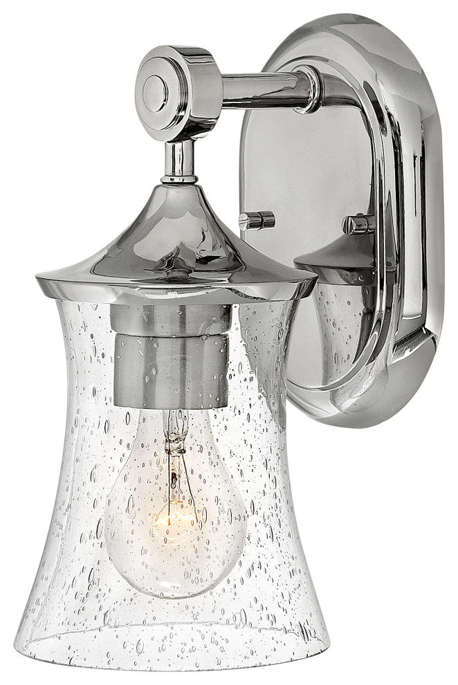 Hinkley Thistledown Medium Single Light Vanity, Polished Nickel