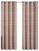 Tabitha Paisley Curtains Jacquard Grommet Panels, Blush, 54"x84", Set of 2