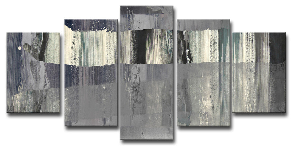 Ready2Hangart 'Inkd Xliii' 5-Piece Canvas Art Set