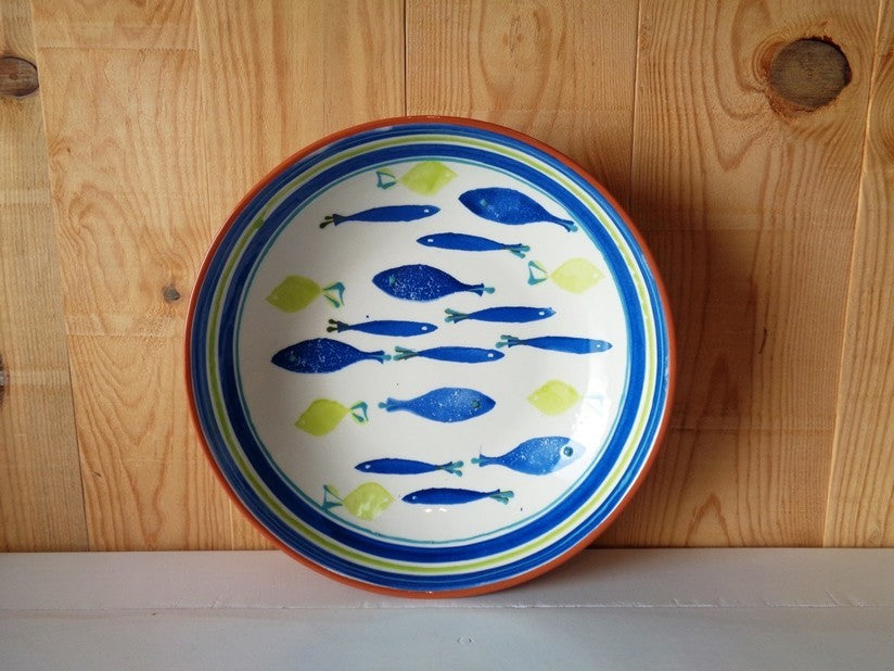 Pescador Striped Salad Bowl