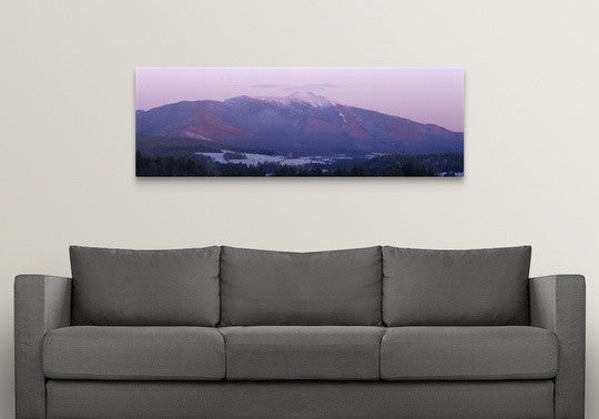 "Mount Mansfield VT" Canvas Art, 60"x20"x1.25"