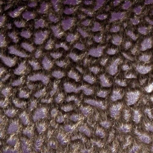Pillow Decor - Pebbles in Purple 12 x 12 Faux Fur Throw Pillow