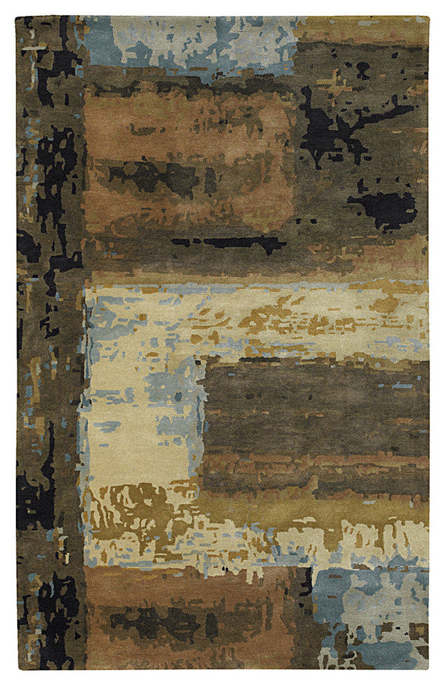 Nirvana Contemporary Area Rug, 5'x7'6" Rectangle