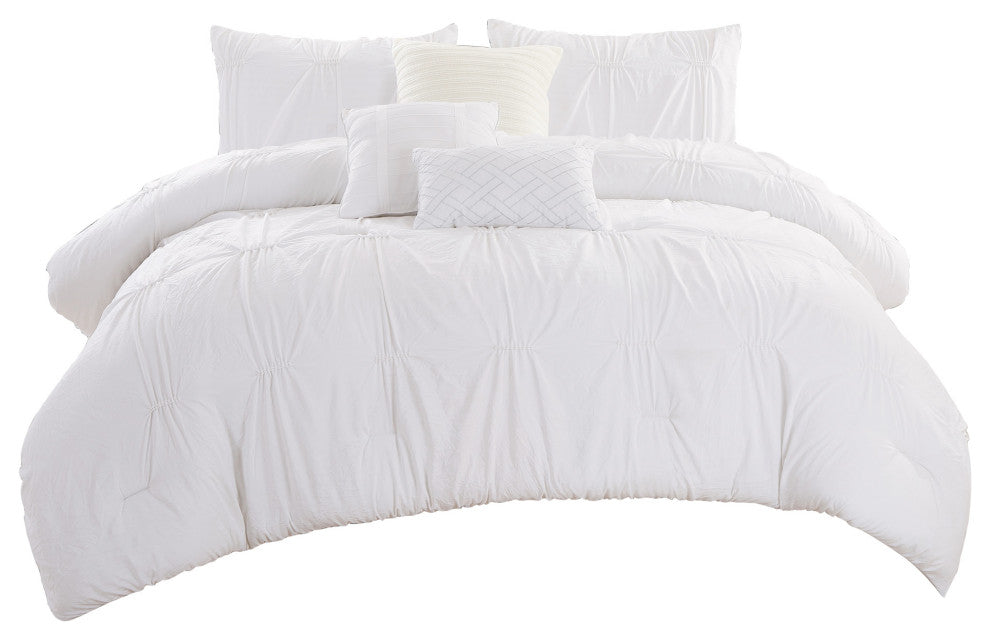Ashely Luxury 6 Piece Comforter Set, Queen