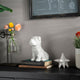 Tommy Ceramic Rottweiler Figurine, Glossed White