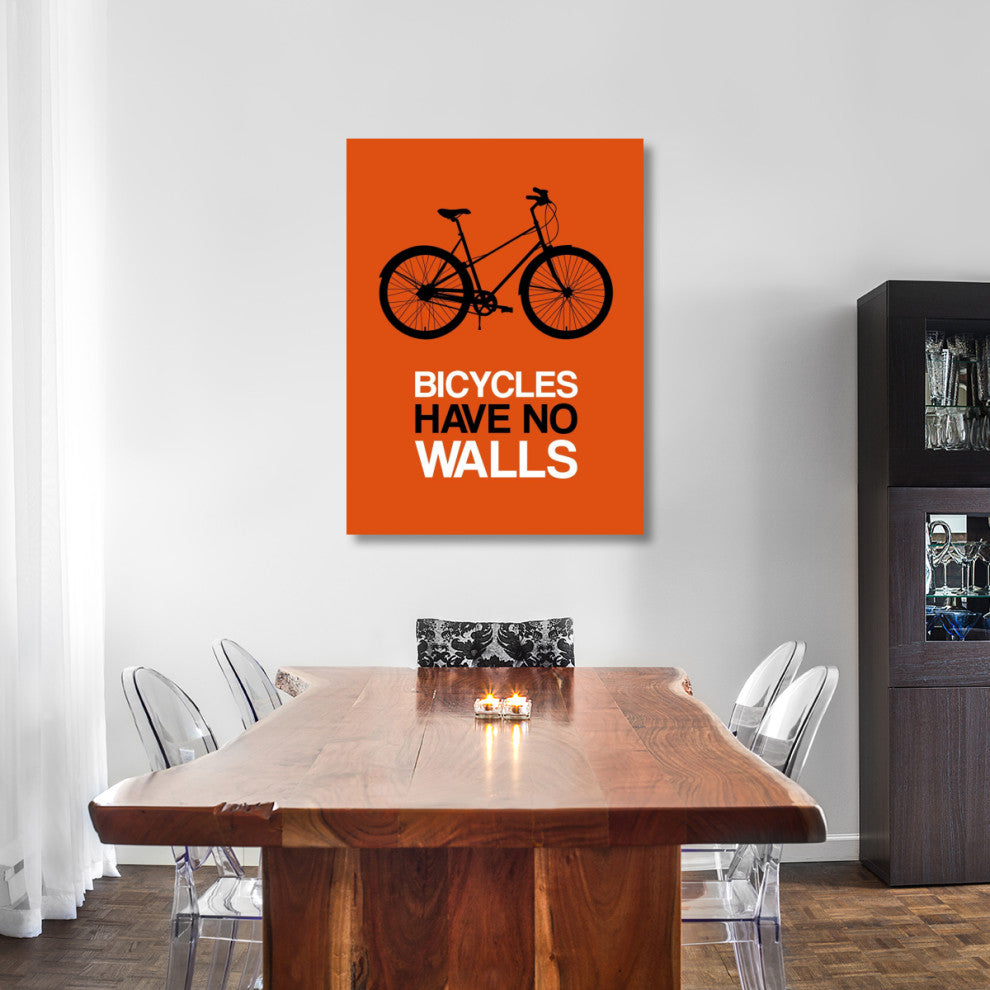 "Bicycles Have No Walls Poster 1" Fine Art Print