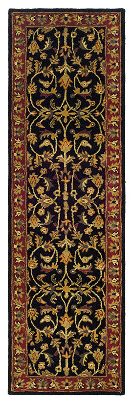 Safavieh Heritage Hg953A Black, Red Area Rug, 12' X 15'