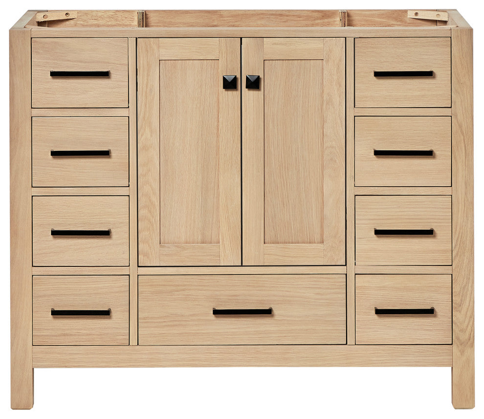 ARIEL Cambridge 42 in. Single Sink Base Cabinet In Oak