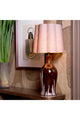 Ceramic Base Table Lamp, Eichholtz Beatriz, Brown