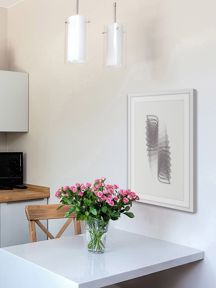 Marmont Hill, "Geometric Motion" by Bryon White Framed Painting Print, 20x30