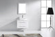 Marsala 29" Single Bathroom Vanity Set White, Engineered Stone Countertop