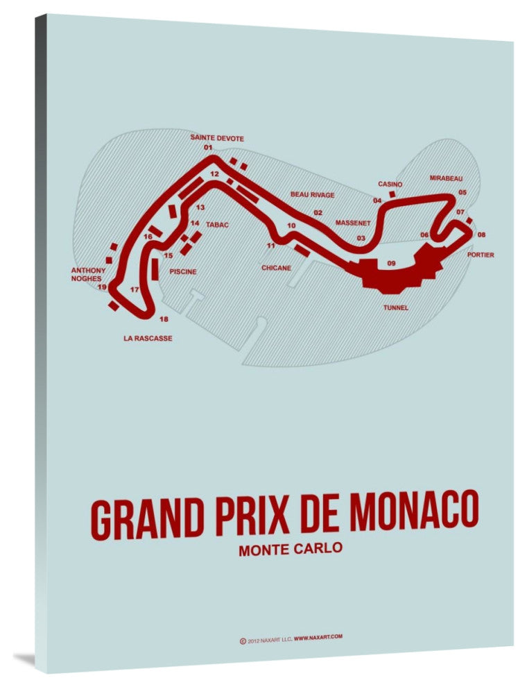 "Monaco Grand Prix 3" Fine Art Print