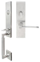 Horizon Lever, Mortise Entry Handleset, Left Hand, Satin Stainless Steel