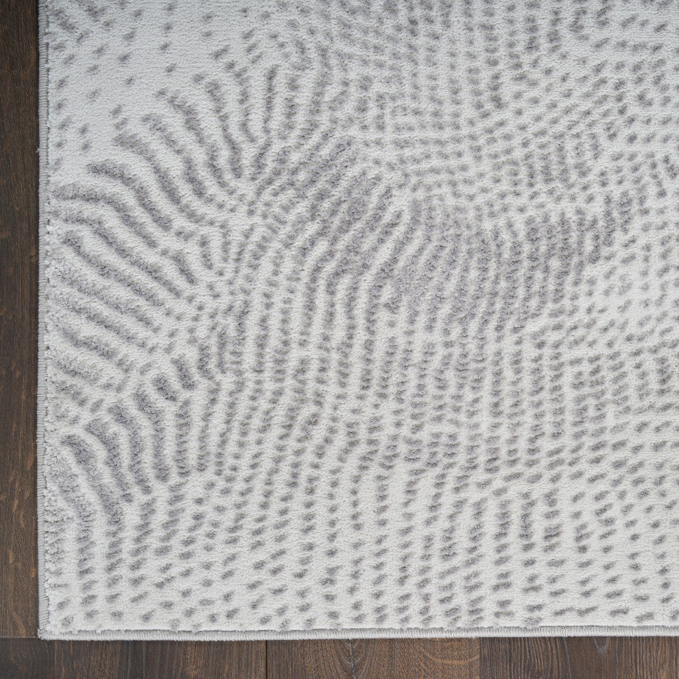 DKNY Central Park West 7'10" x 9'10" Grey Modern Indoor Rug