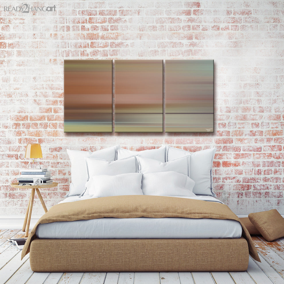 Ready2Hangart  'Blur Stripes Liii' By Tristan Scott Canvas Art Set, 3 Panels