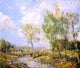 Guy Orlando Rose Country Landscape Premium Canvas Print