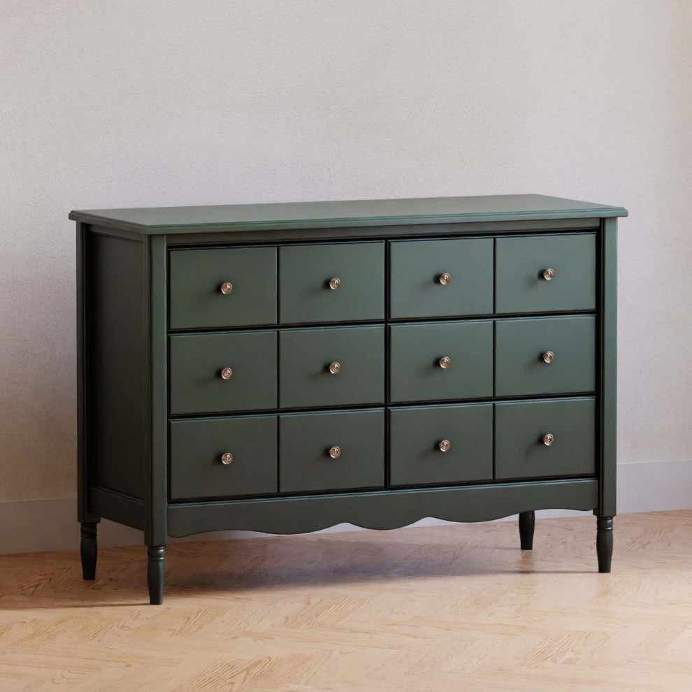 Liberty 6-Drawer Assembled Dresser, Forest Green
