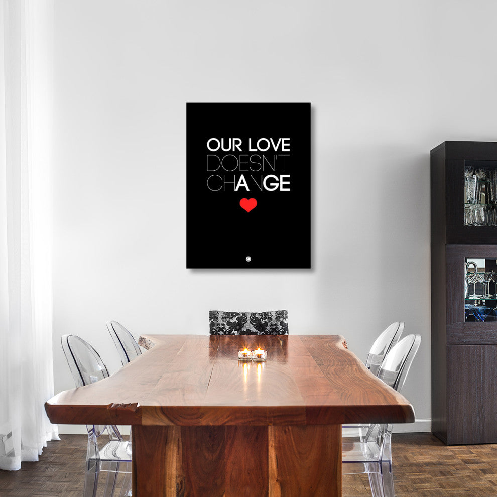 "Our Life Doesn't Change Poster 1" Fine Art Print