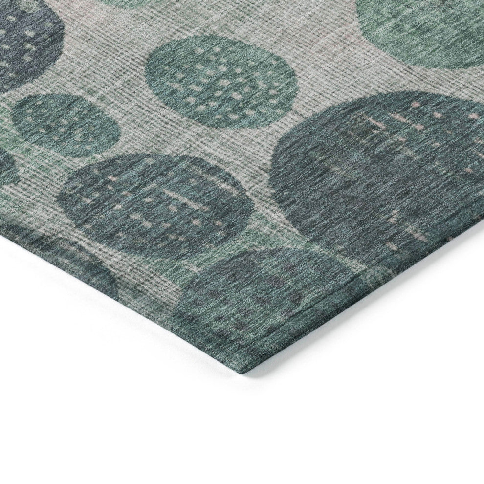 Machine Washable Indoor/Outdoor Chantille ACN1899 Cactus 10' x 14' Rug
