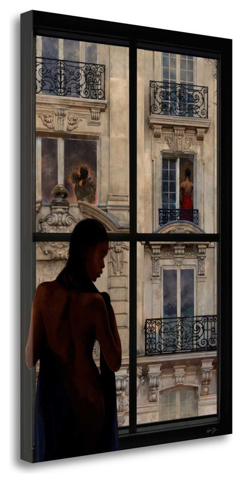 "Parisien Affairs I" By Eric Yang, Giclee Print on Gallery Wrap Canvas
