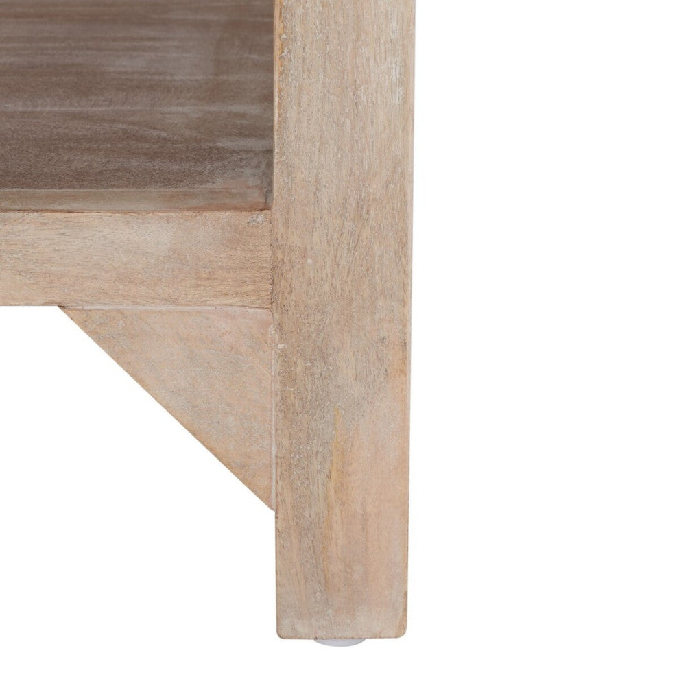 Safavieh Squall Square 1 Shelf Coffee Table, Burnt White