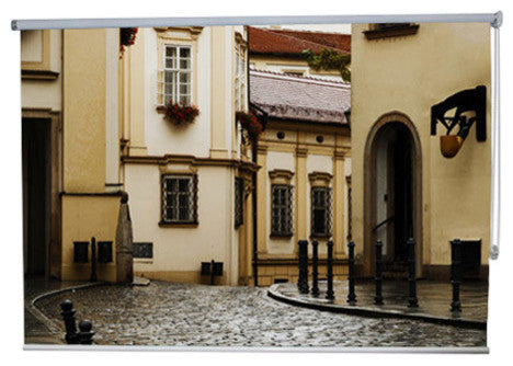 "Old Town" Artwork, 3' Shade, Blackout, Right