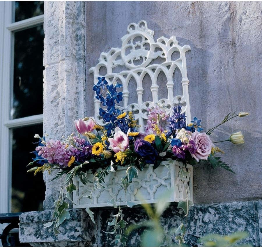 Cast Iron Gothic Revival Flower Box