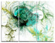 "Wings of Angels Green" Digital Metal Wall Art, 3 Panels, 36"x28"