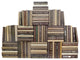Modern Book Wall Set, Chocolate, Set of 100