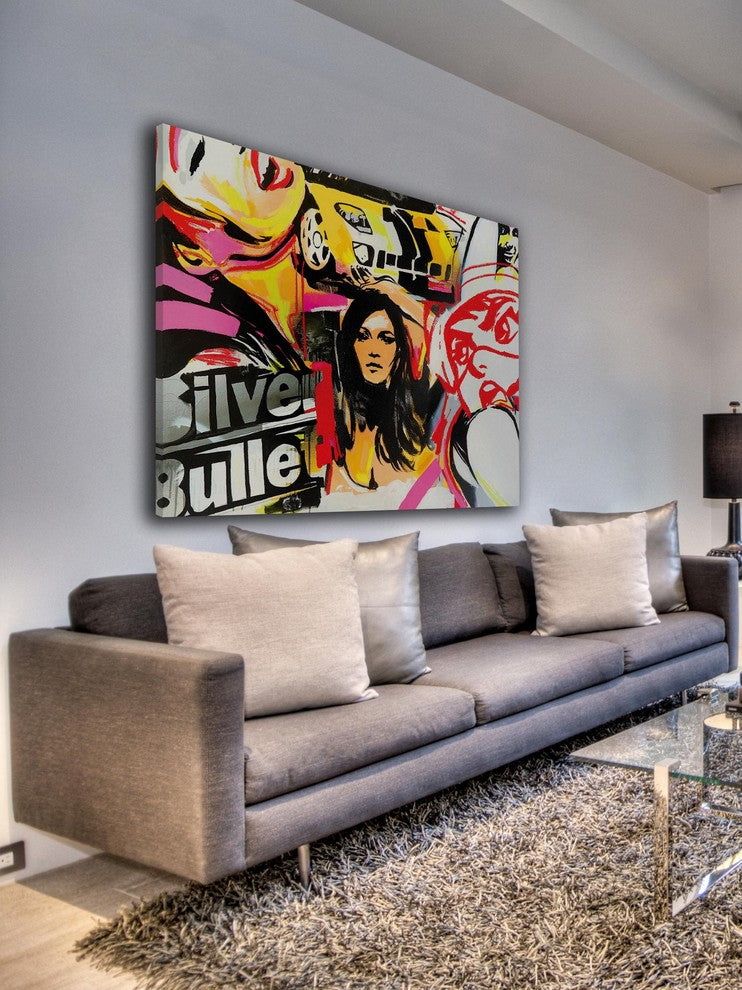 "Silver" Print on Canvas