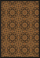 Any Day Matinee Rug, Antique-Style Scroll, Brown, 3'10"x5'4"
