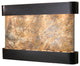 Sunrise Springs water fountain, Brown Marble, Blackened Copper, Round