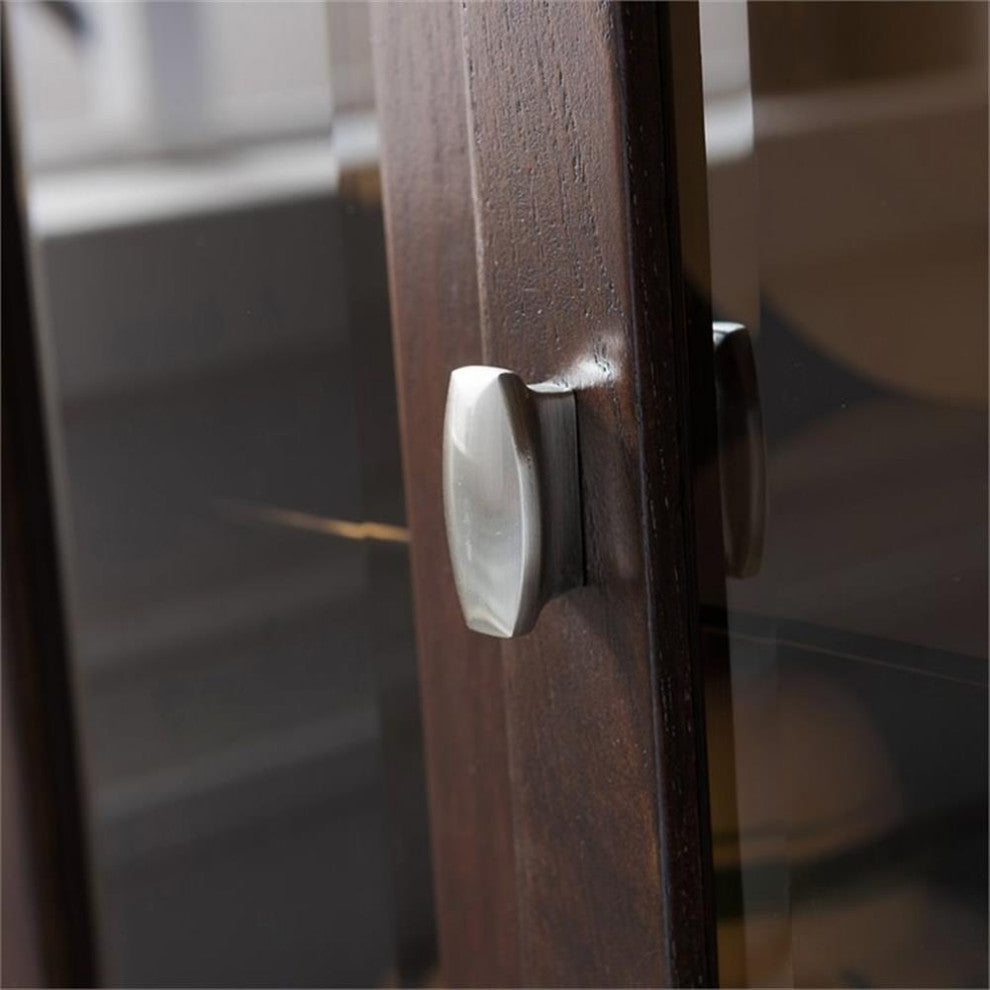 Bowery Hill Curio Cabinet in Chocolate Oak