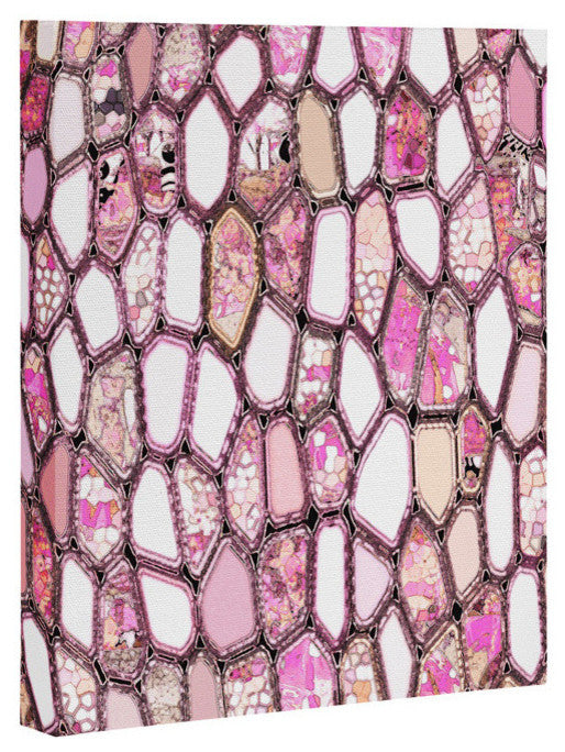 Deny Designs Ingrid Padilla Pink Cells Art Canvas