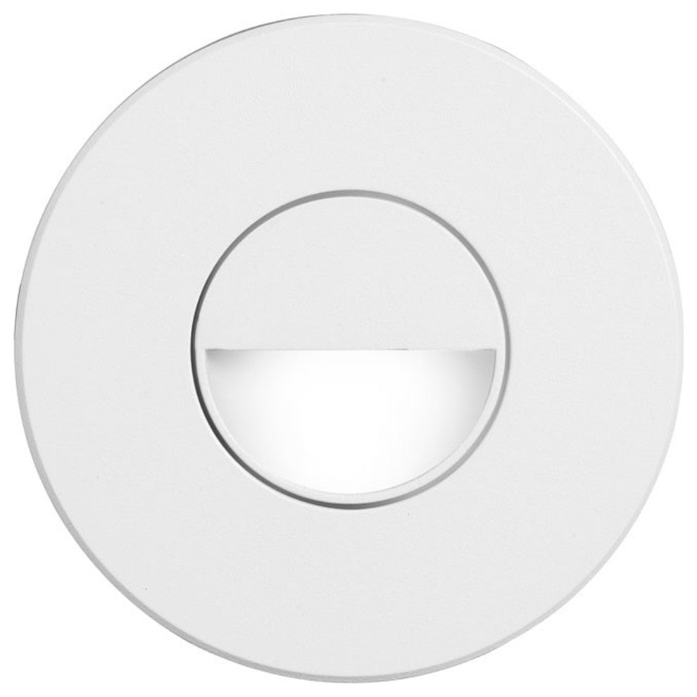 Bella LED Step/Wall Light 120VAC input Ø88xH82mm 2700K 3.3W IP65 White Wall