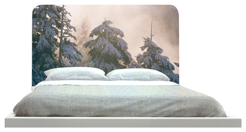 "Snow On Trees" Headboard
