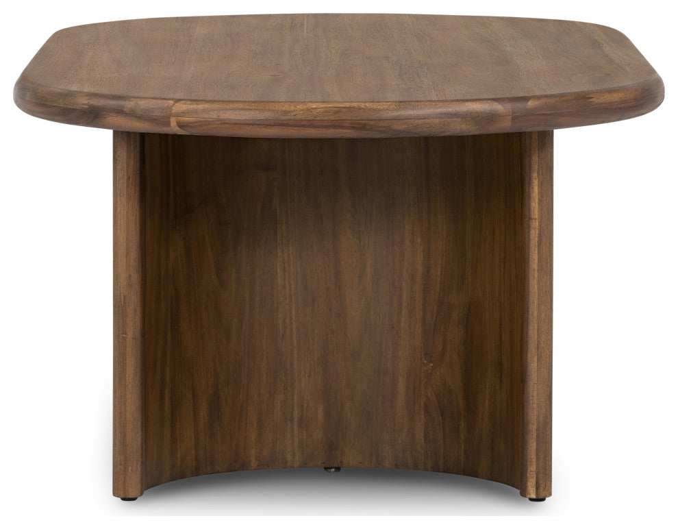 Paden Coffee Table-Seasoned Brown Acacia