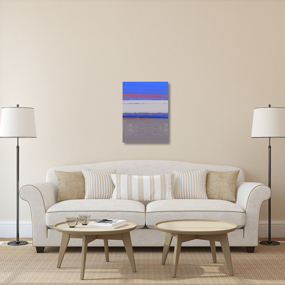 "Abstract  Blue View 1" Fine Art Print