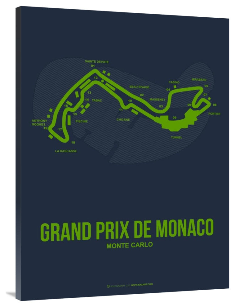 "Monaco Grand Prix 2" Fine Art Print