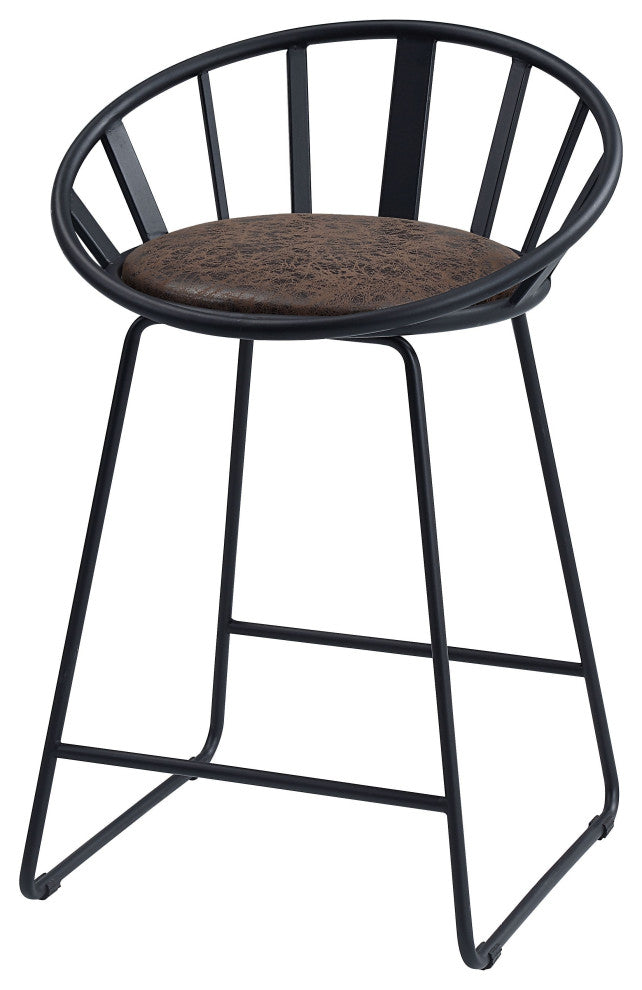 Zudora Counter Height Chair (Set-2)