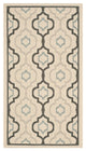 Safavieh Courtyard Cy7938-256A18 Beige, Black Area Rug, 2'7" X 5'0"