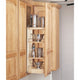 Wood Wall Cabinet Pull Out Organizer, 8"