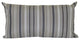 Adirondack Head Pillow, Gray Stripe